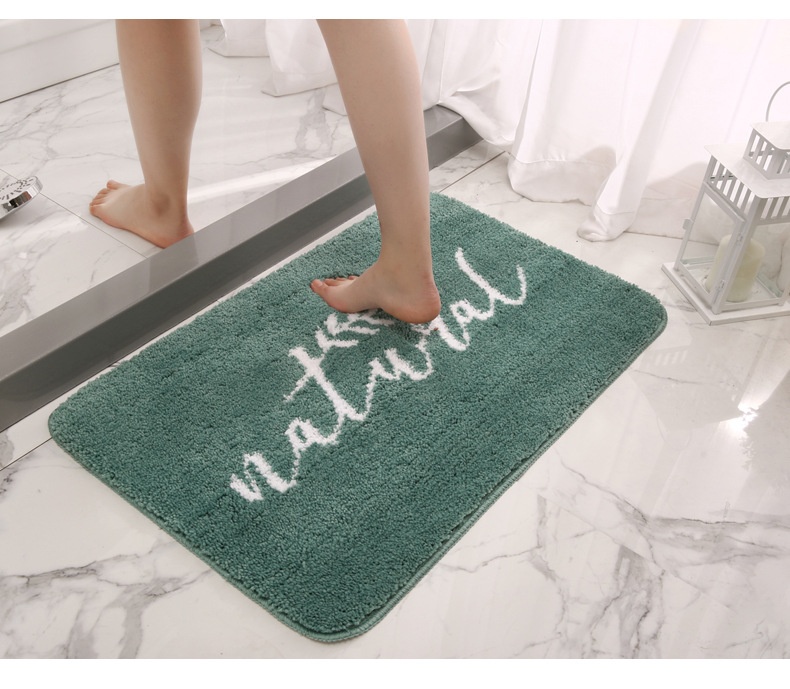 Title 6, Thickened Bathroom Absorbent Floor Mat Carpet