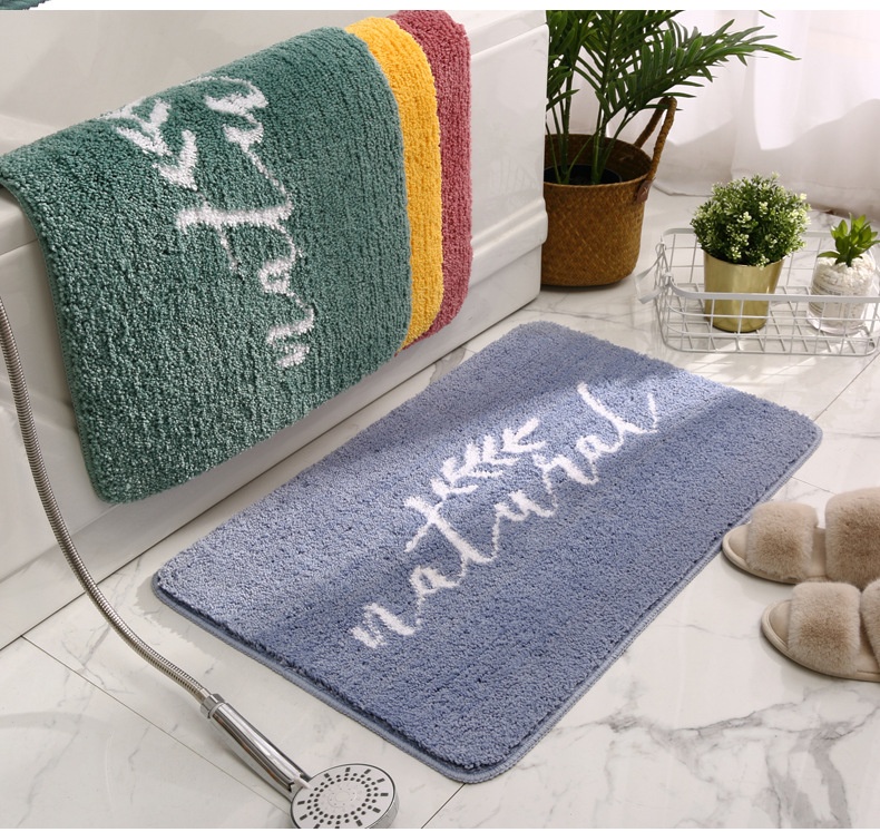 Title 9, Thickened Bathroom Absorbent Floor Mat Carpet