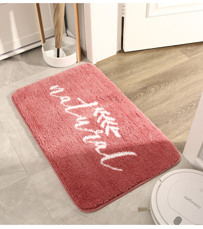 Title 5, Thickened Bathroom Absorbent Floor Mat Carpet