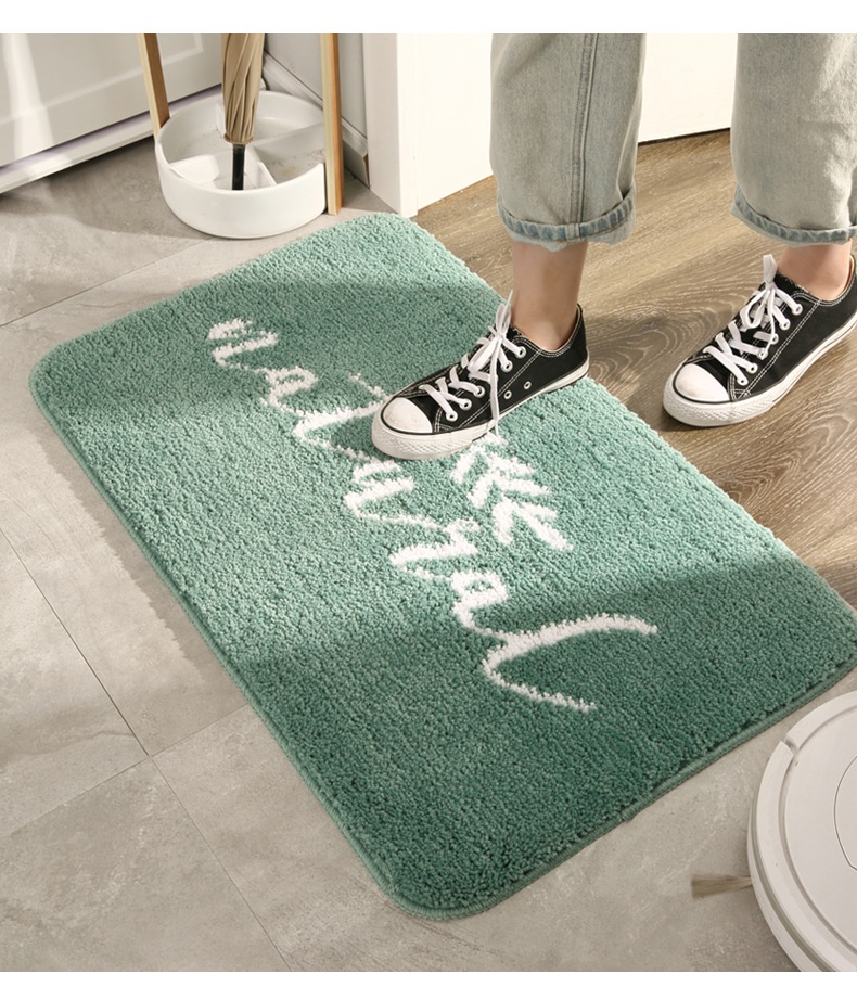 Title 14, Thickened Bathroom Absorbent Floor Mat Carpet