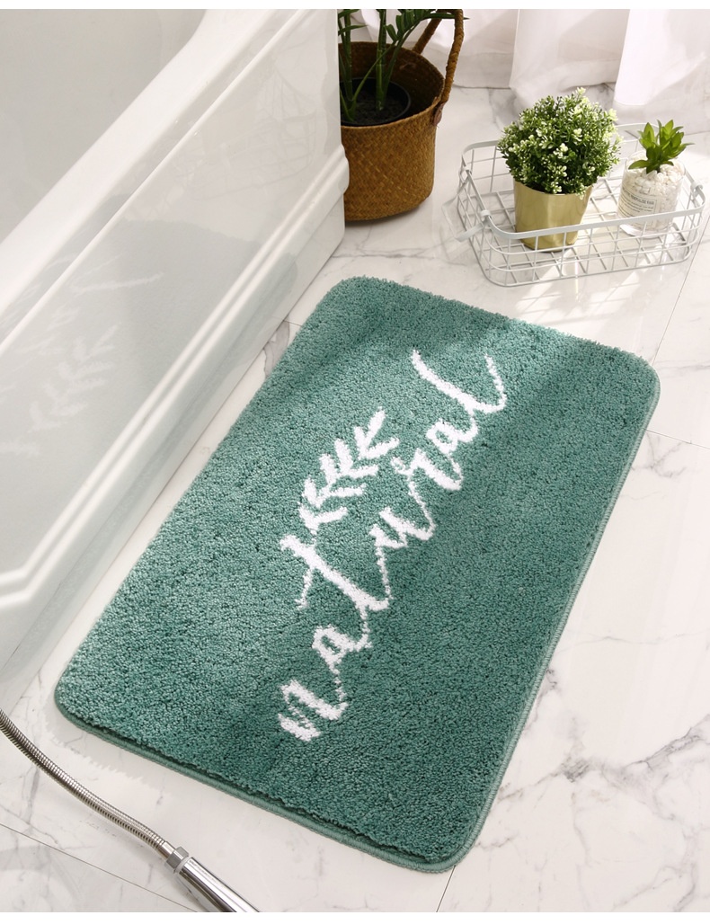 Title 2, Thickened Bathroom Absorbent Floor Mat Carpet