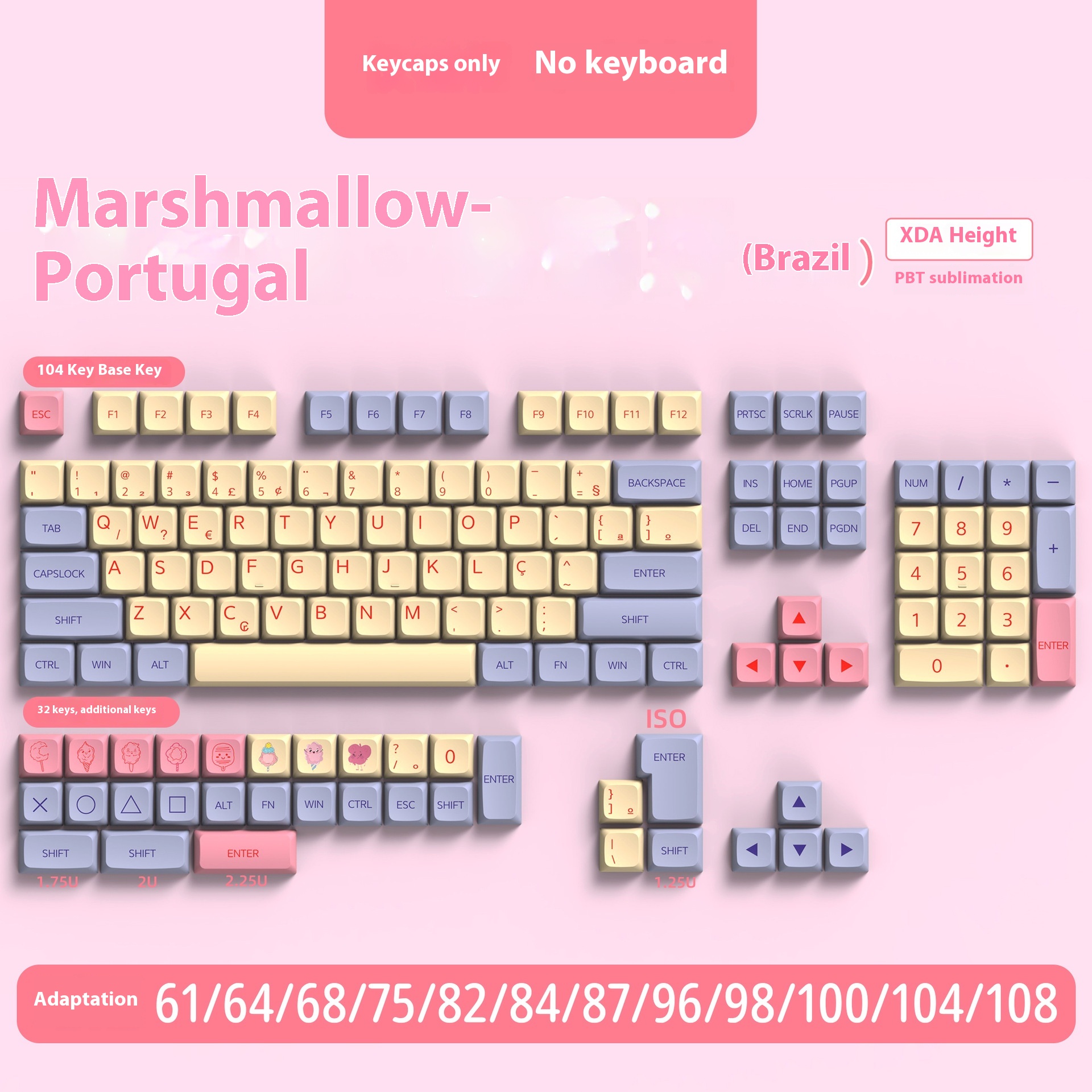 136 Keys Candy Portuguese