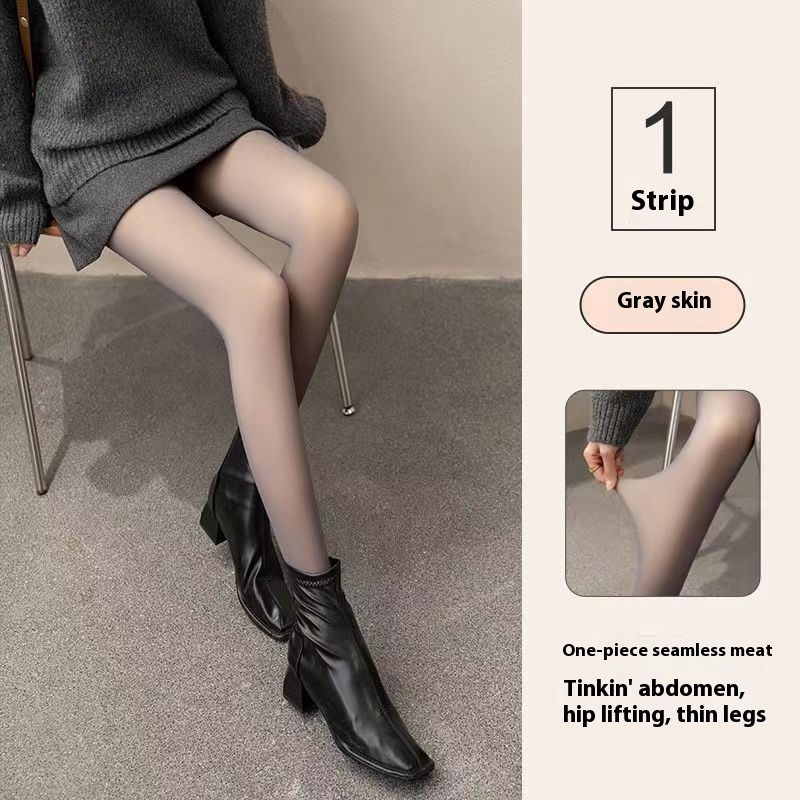 Gray Transparent Leggings