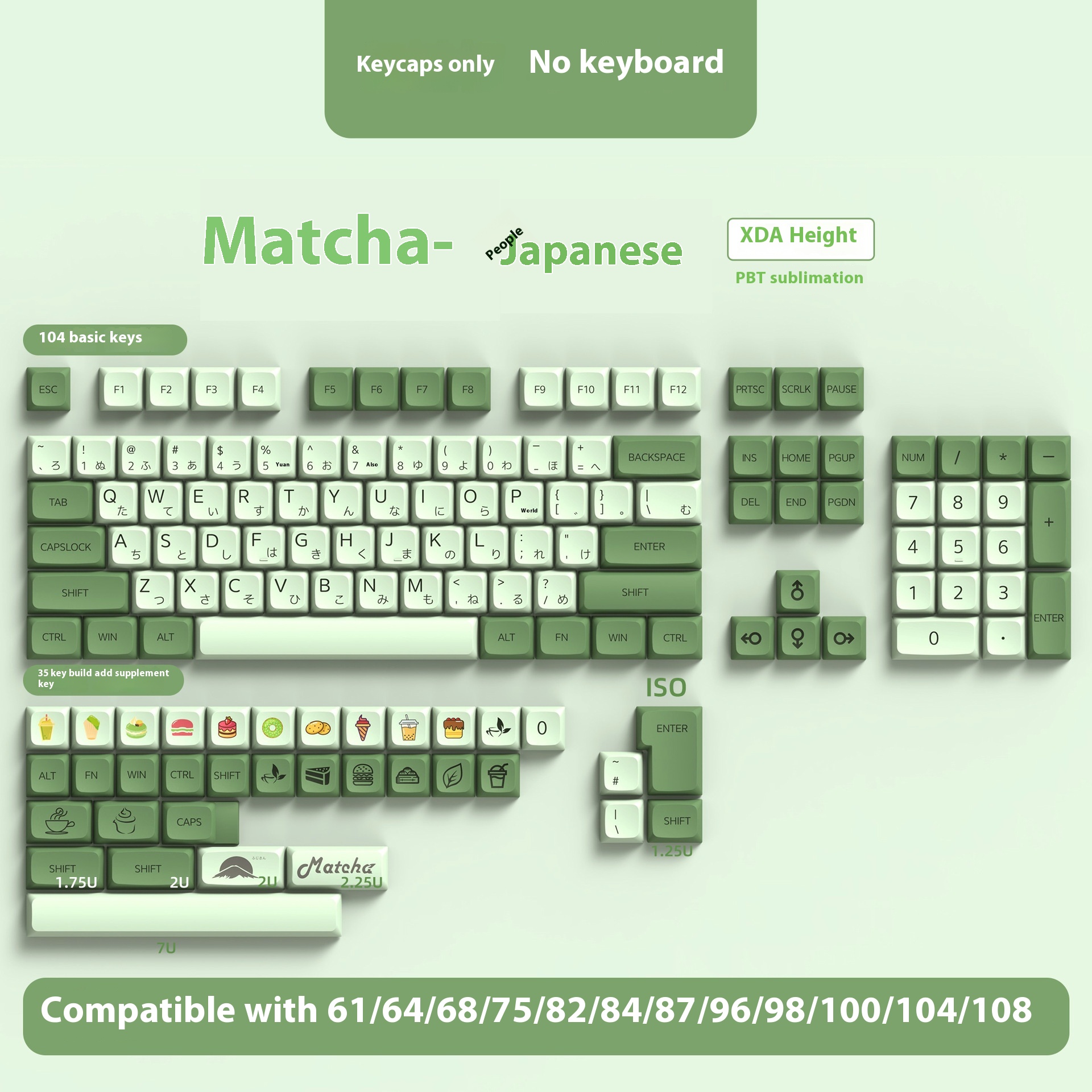 139 Key Matcha Japanese