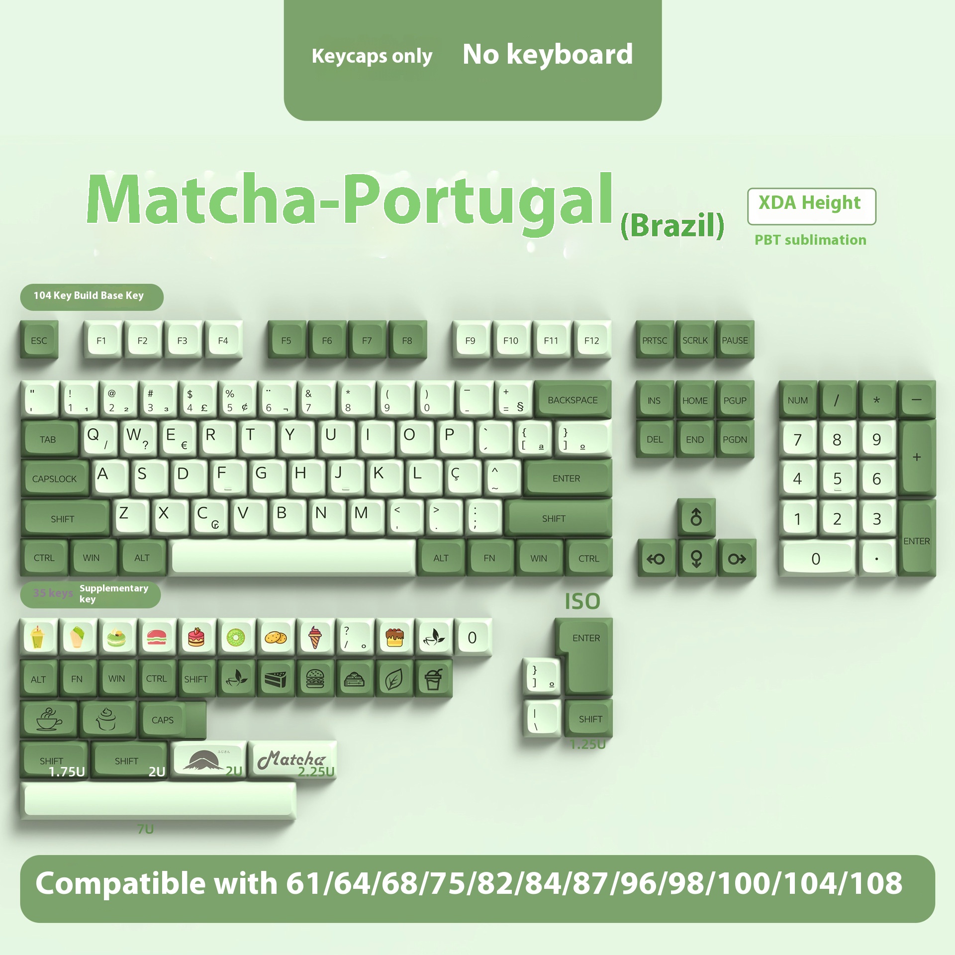 139 Keys Matcha Portuguese