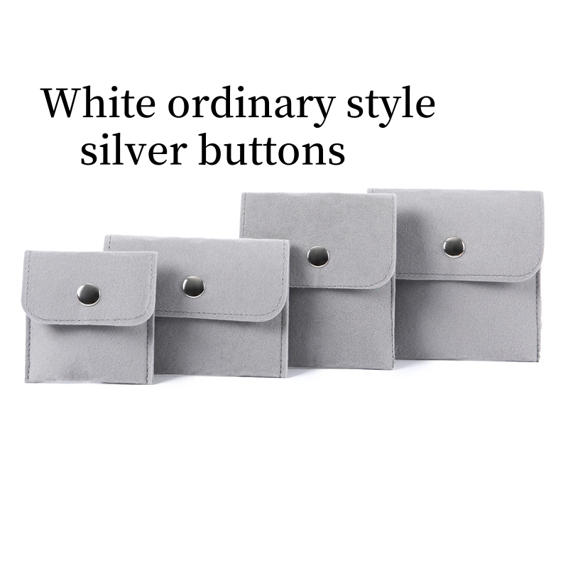 White style silver buttons