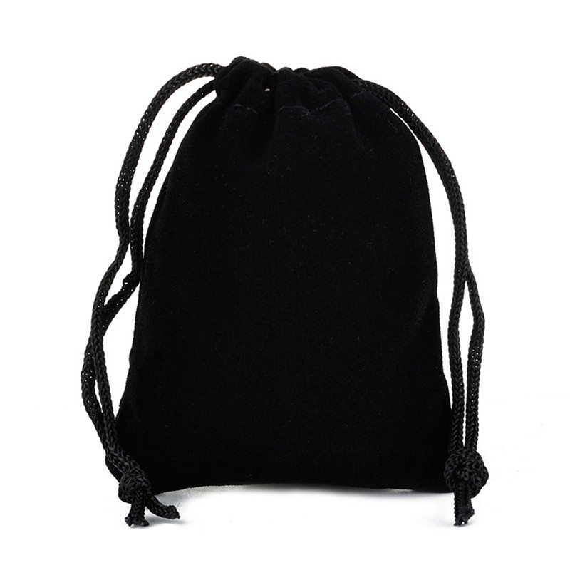 Title 5, Black Velvet Bundle Pocket Drawstring Jewelry P...