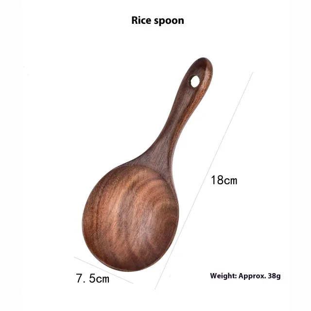Non Stick Teak Cooking Spatula Set Of Seven Pieces Meal Spoon - Shop at LoveMi