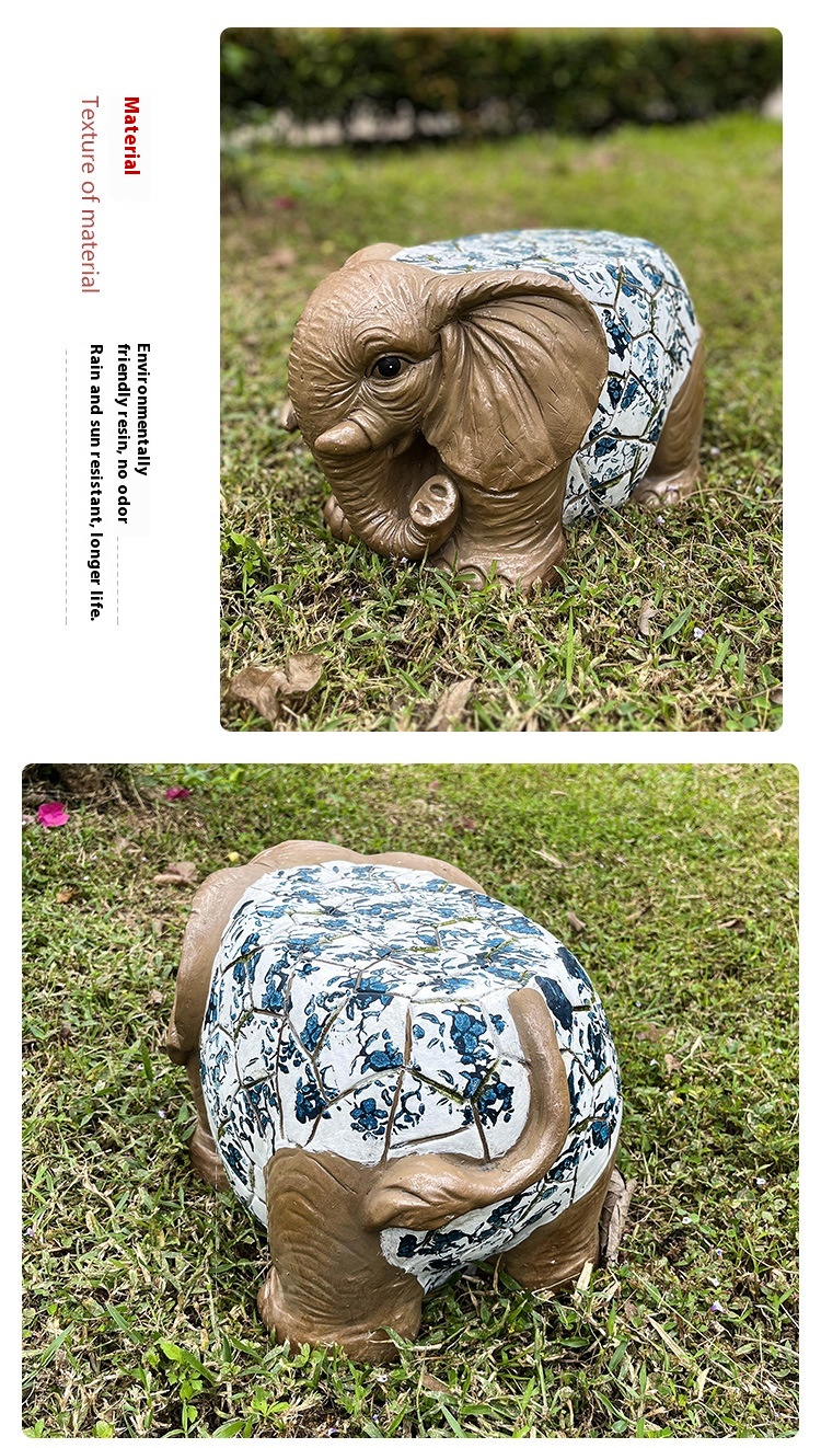 Title 5, Outdoor Garden Floor Animal Sculpture Stool Dec...