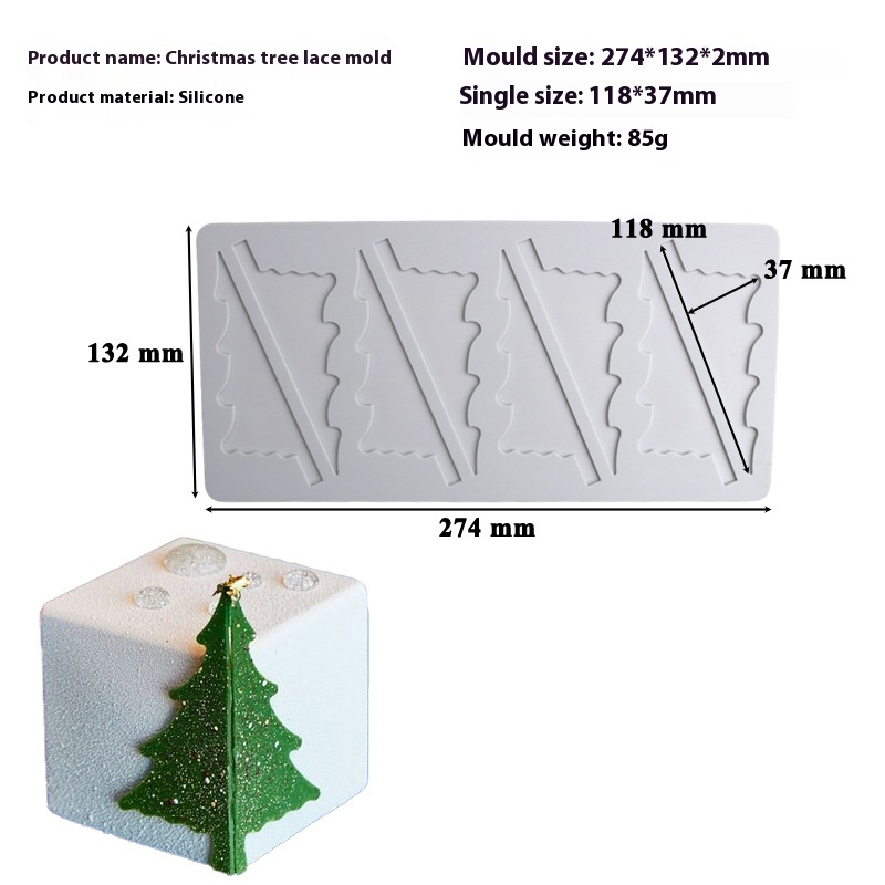 Christmas Tree Lace Mold