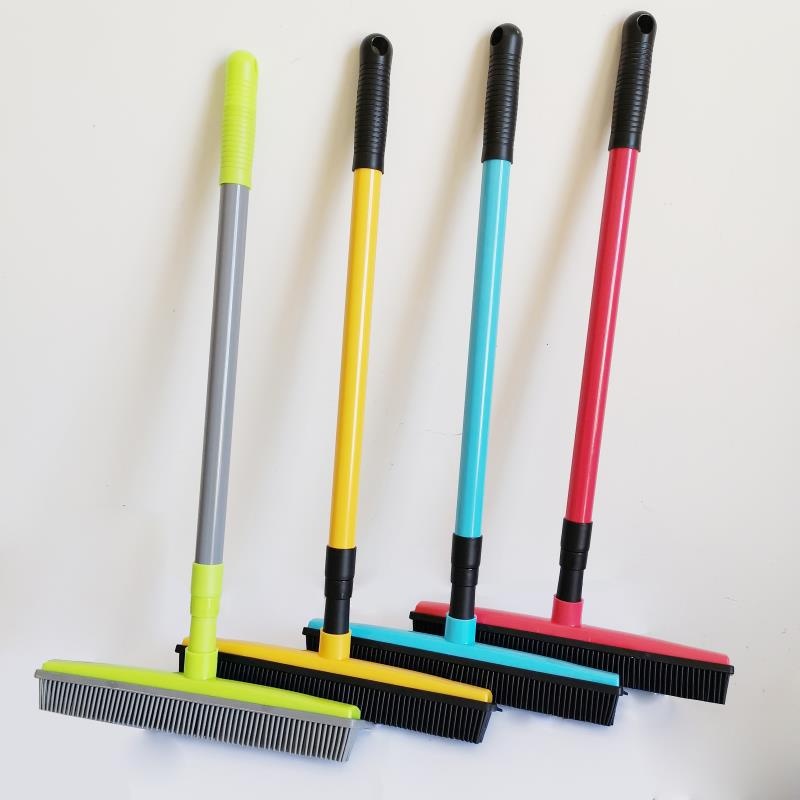 Title 1, Three-section Telescopic Rod Carpet Hair Remova...