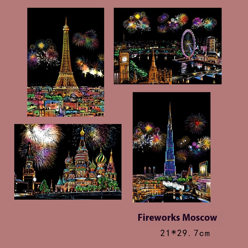 A4 Fireworks Moscow