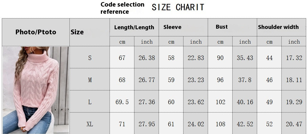 cable knit turtleneck sweater gray regular fit front view indoor styling