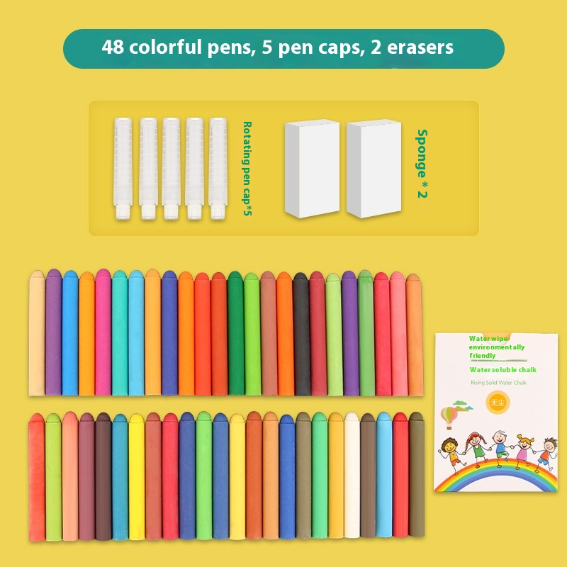 48 Color 5 Pen Sleeve 2 Eraser