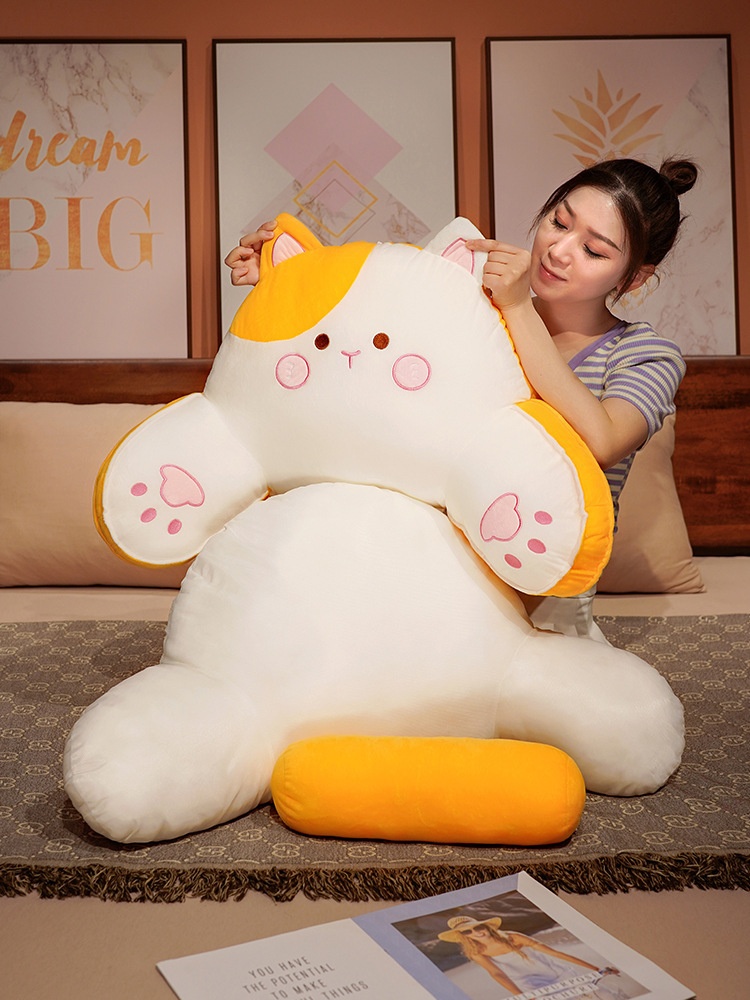 Title 4, Cartoon Waist Pad Sofa Cushion Office Lumbar Cu...