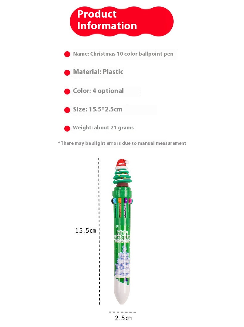 Title 4, Hand Account Student 10 Color Ballpoint Pen Cut...