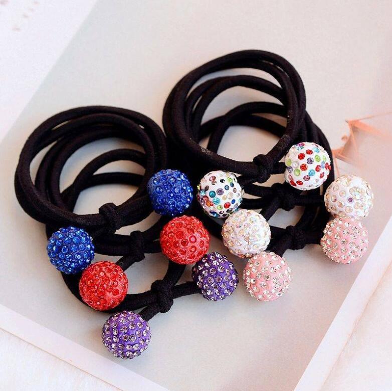 Title 2, Rhinestone Ball Hair Ring Hair Accessories Swe...