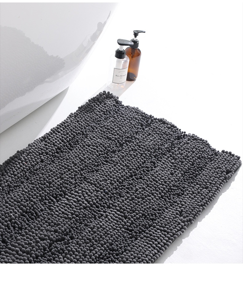 Title 7, Thick And Fine Wool Chenille Floor Mat Absorben...