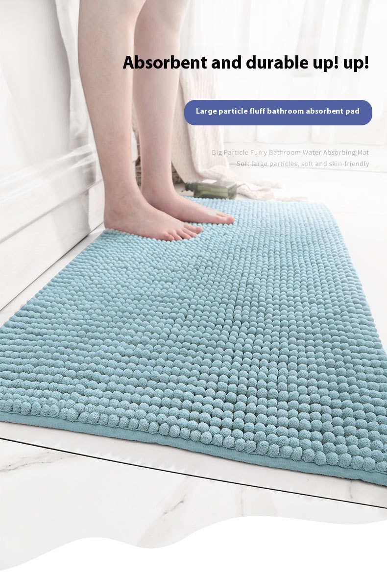 Title 5, Floor Mat Bathroom Chenille Thickened Non-slip