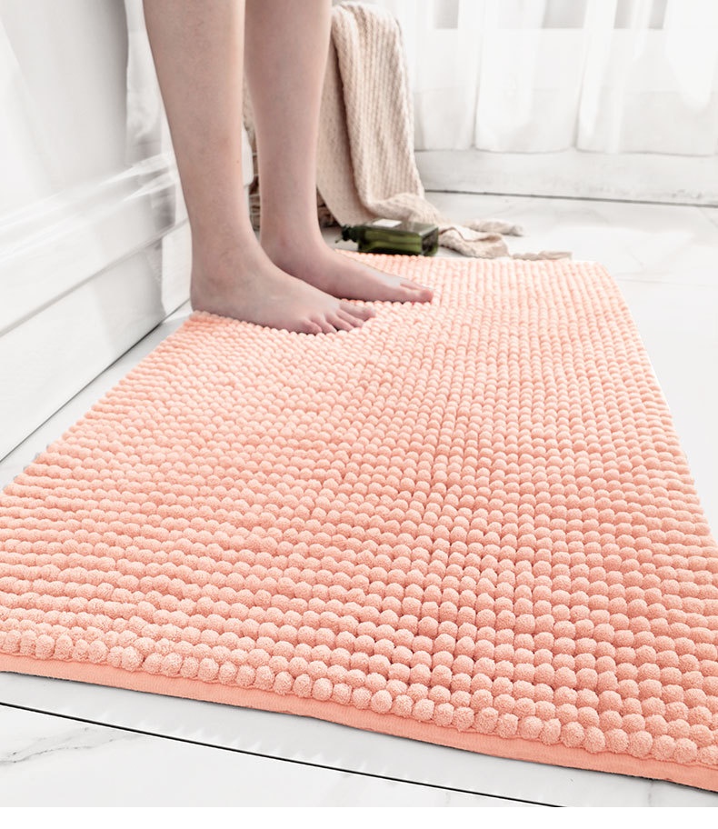 Title 1, Thickened Non-slip Chenille Bathroom Floor Mat....