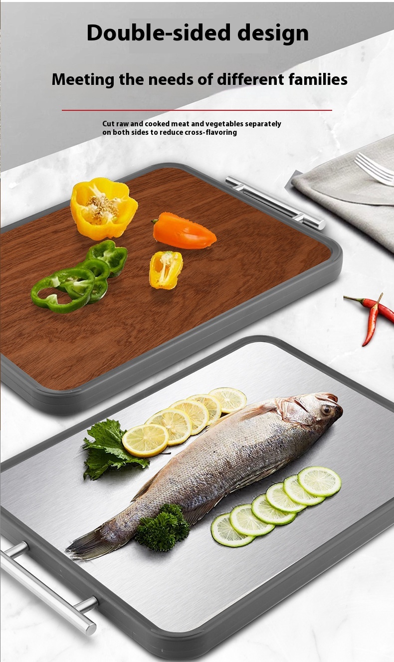 Title 3, Pure Titanium Ebony Cutting Board Antibacterial...