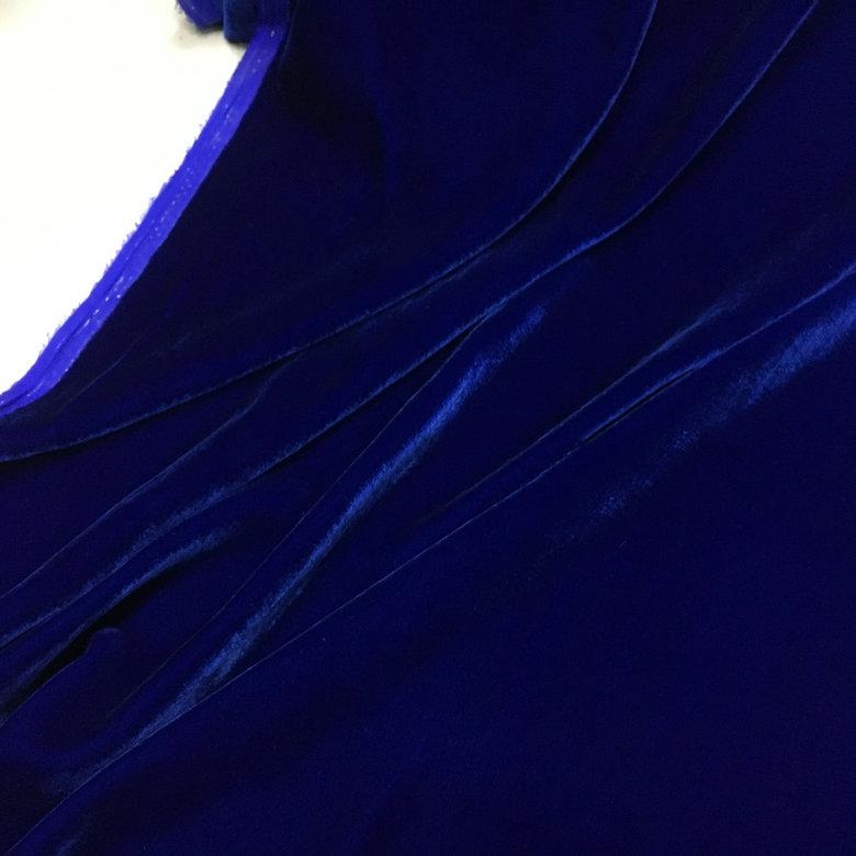 Title 4, Imperial Royal Blue Silk Velvet Cheongsam Fabric