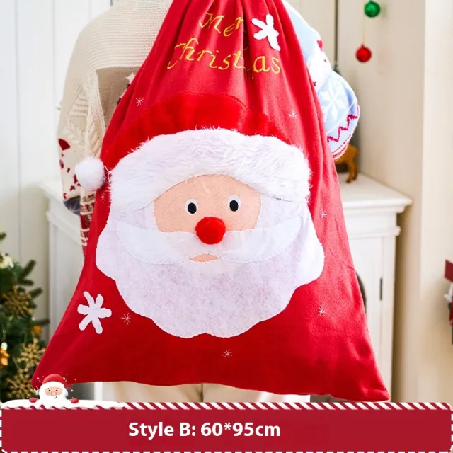 Santa Claus's Large Gift Bags Christmas Eve Candy Gift Bag Type B - Shop at LoveMi