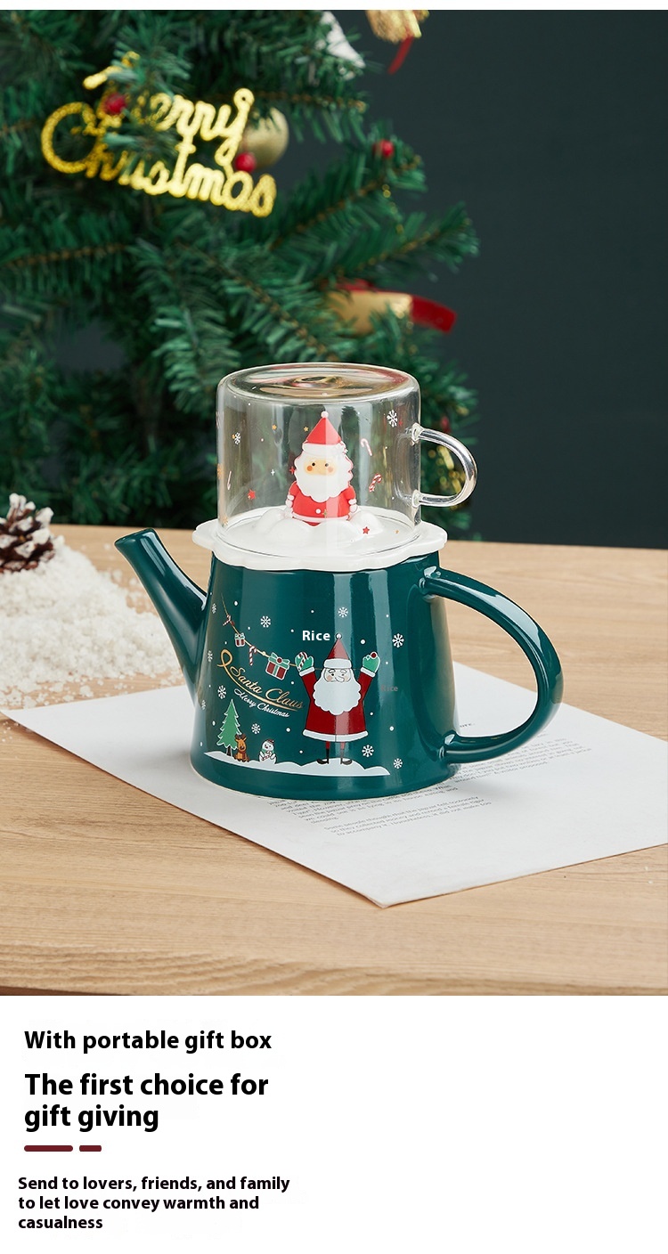 Title 1, Creative Three-dimensional Santa Claus Tea Set ...