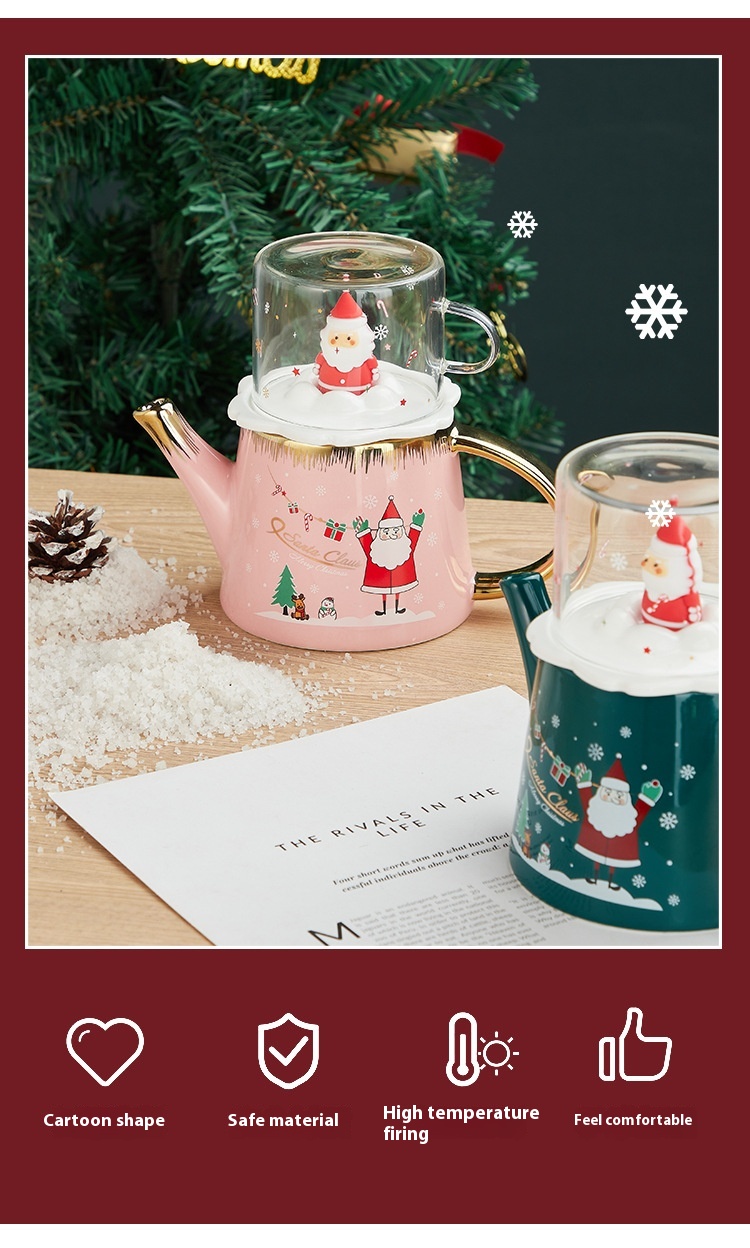 Title 12, Creative Three-dimensional Santa Claus Tea Set ...