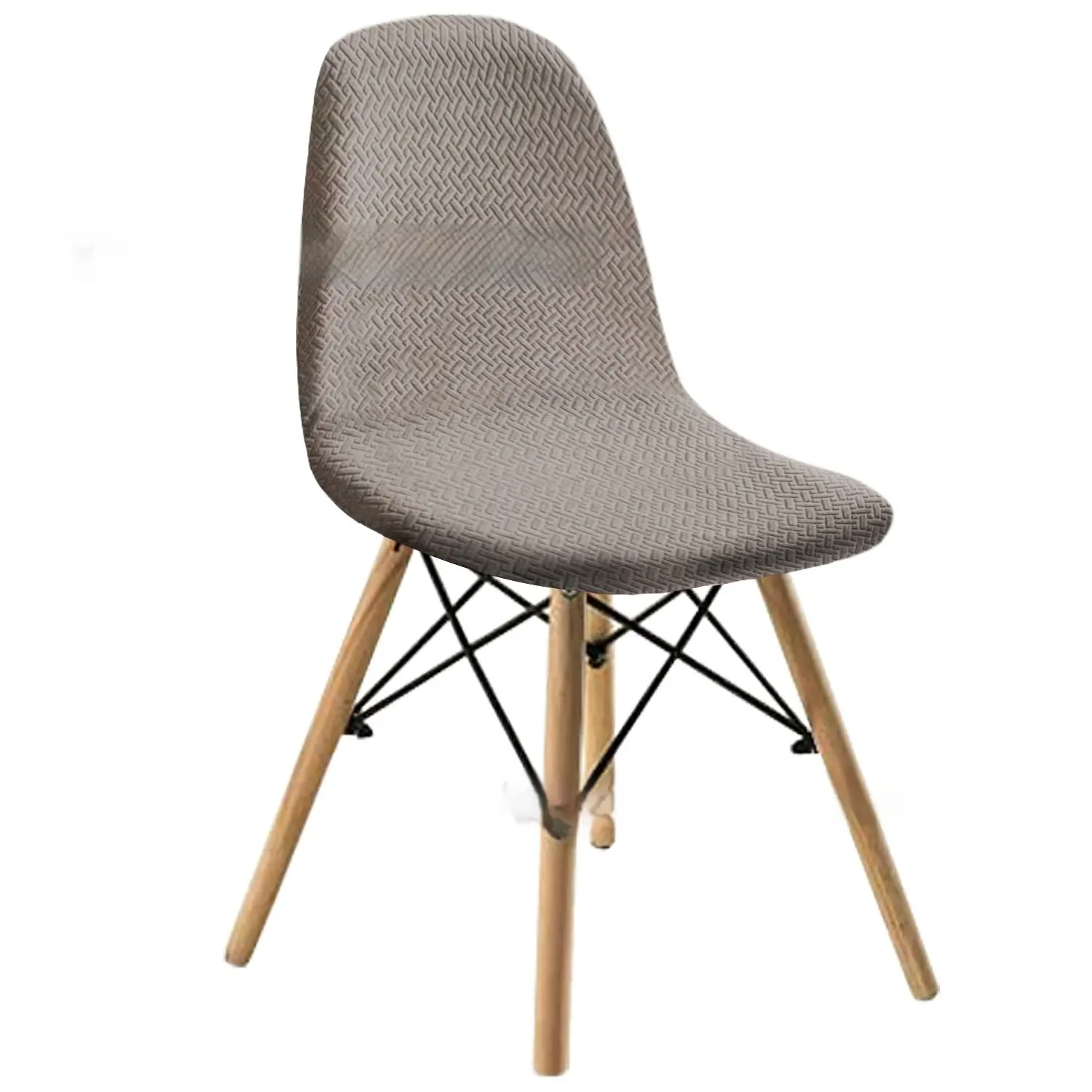 Long Plaid Jacquard Home Chair Cover