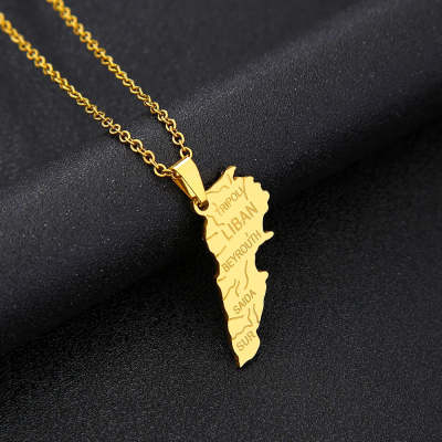 Gold Corroded Necklace