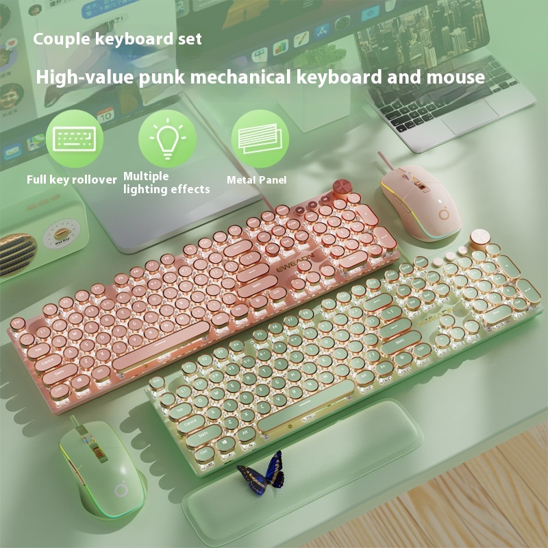 104 Wired Keyboard And Mouse