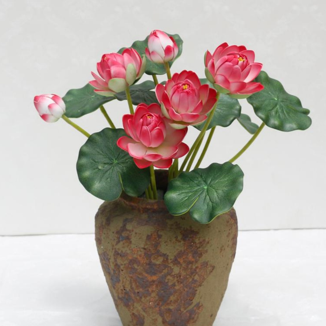 Simulation Lotus 7 Small Water Lily Ornamental Flower