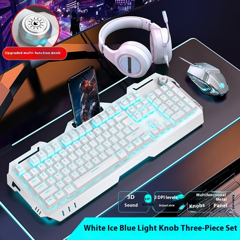 White Ice Blue Light 2 Sets
