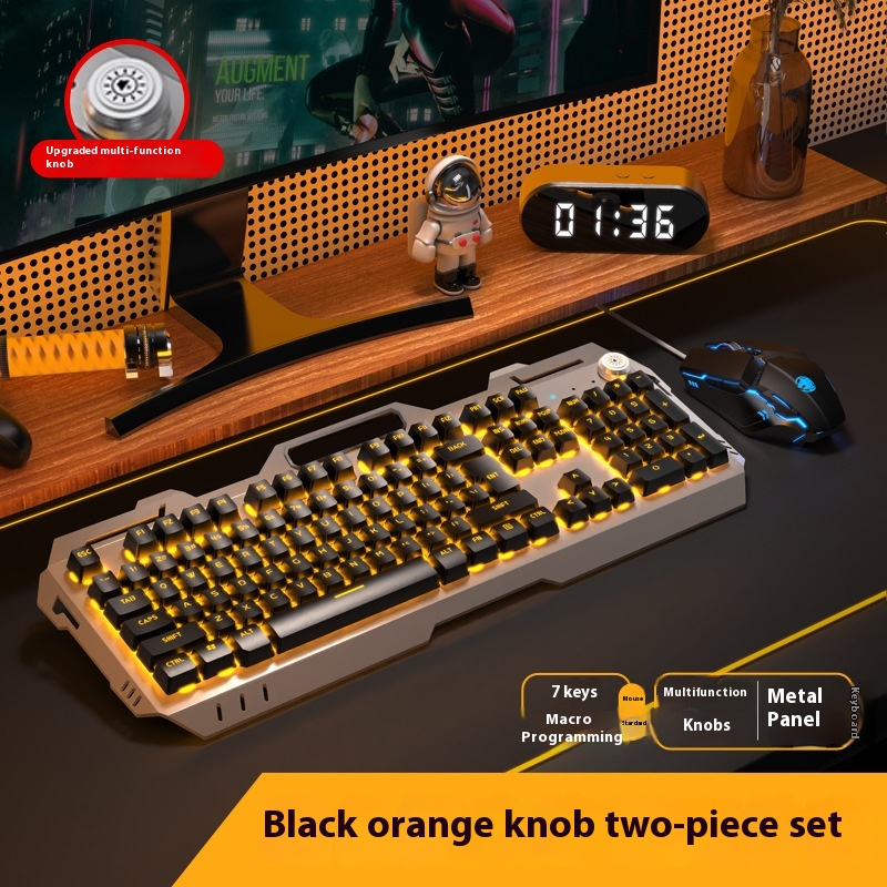 Silver Black Orange Yellow G9