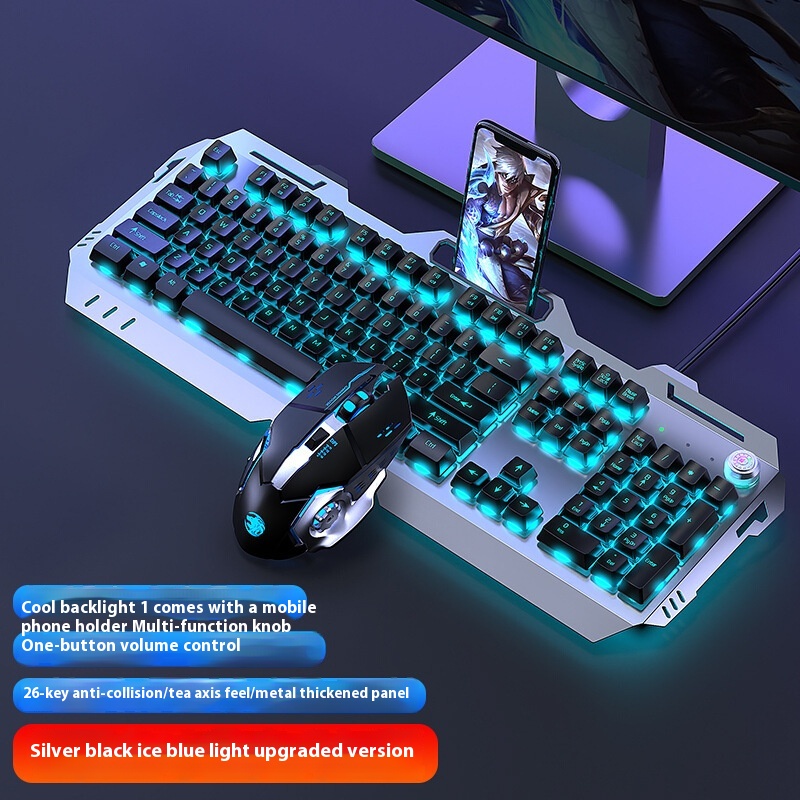 Gray Ice Blue Mouse