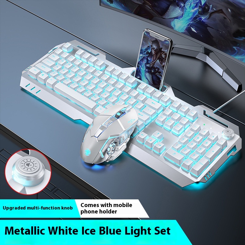 White Ice Blue 2 Pieces Set
