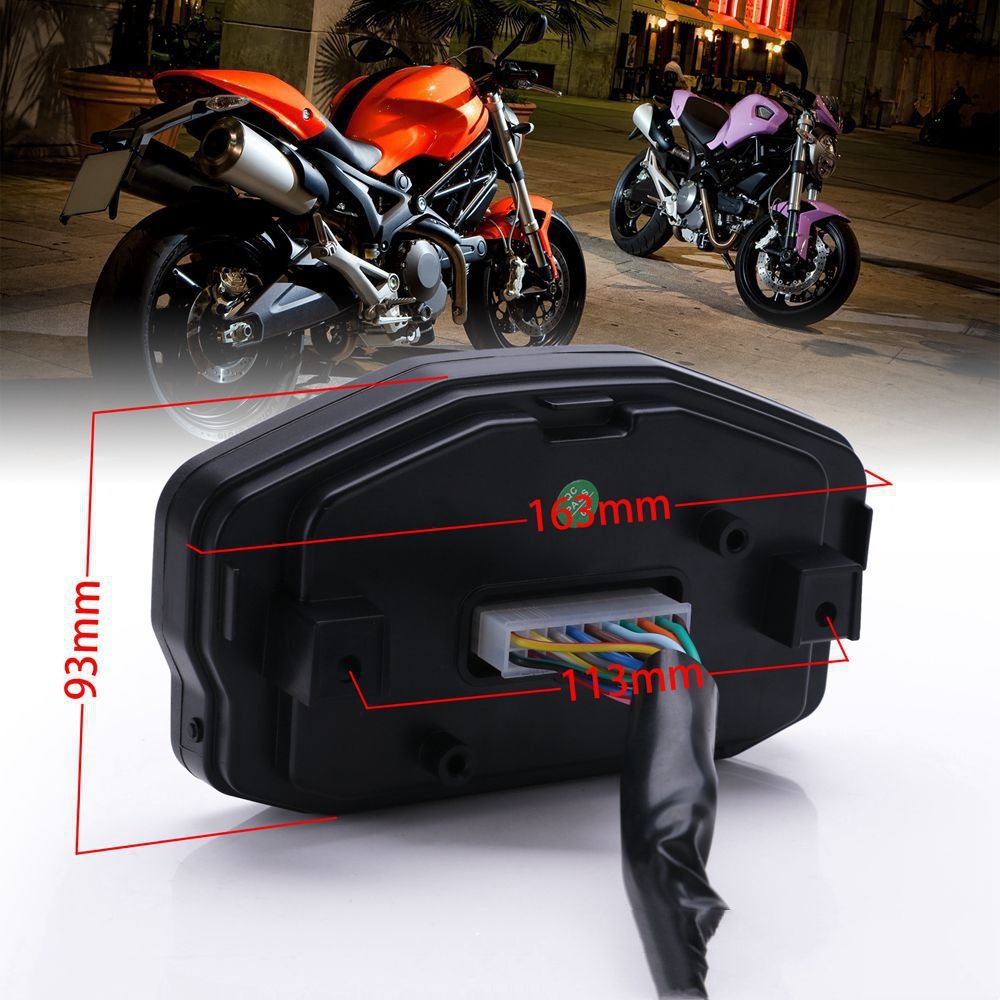 Motorcycle Instrument Modification Universal Color Screen LCD
