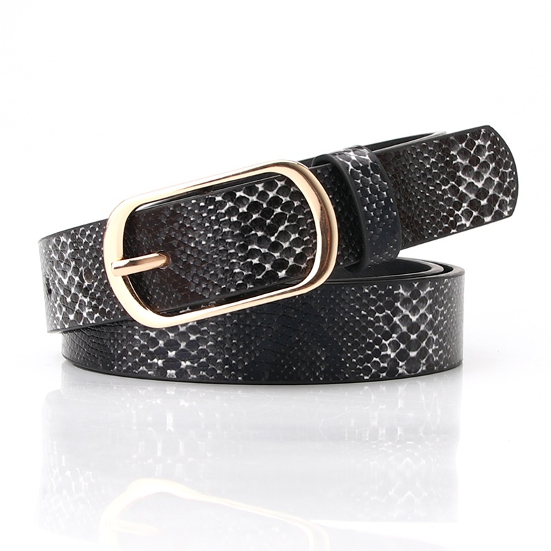 Snake Pattern Black