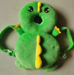Green Dinosaur With Eyes
