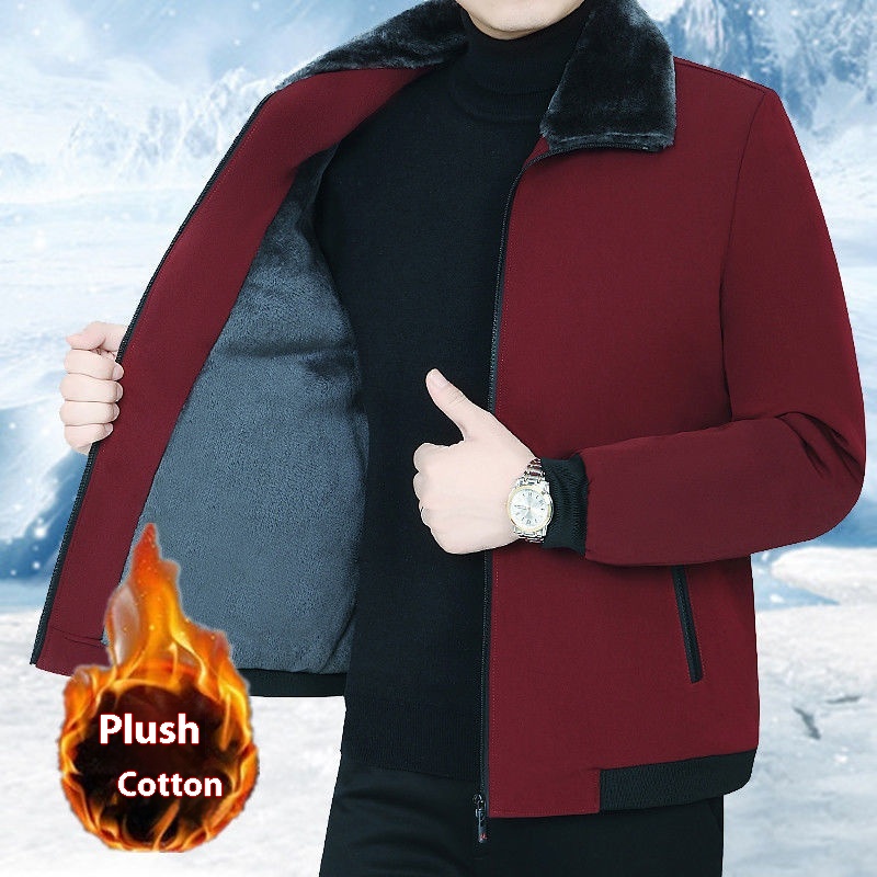 JT lapel wine red