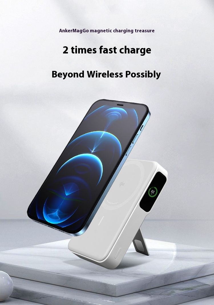 Title 8, Digital Magnetic Wireless Power Bank Mobile