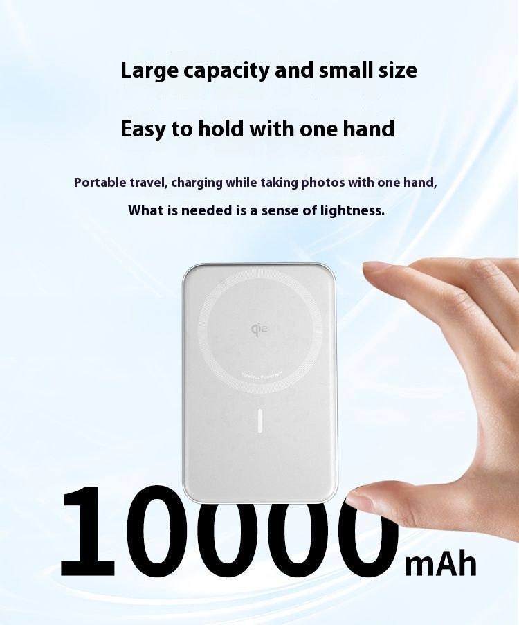 Title 5, Digitalna Magnetna Bežična Power Bank za Mobiln...