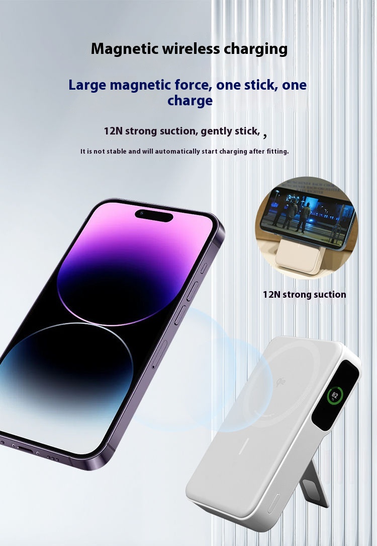 Title 10, Digitalna Magnetna Bežična Power Bank za Mobiln...