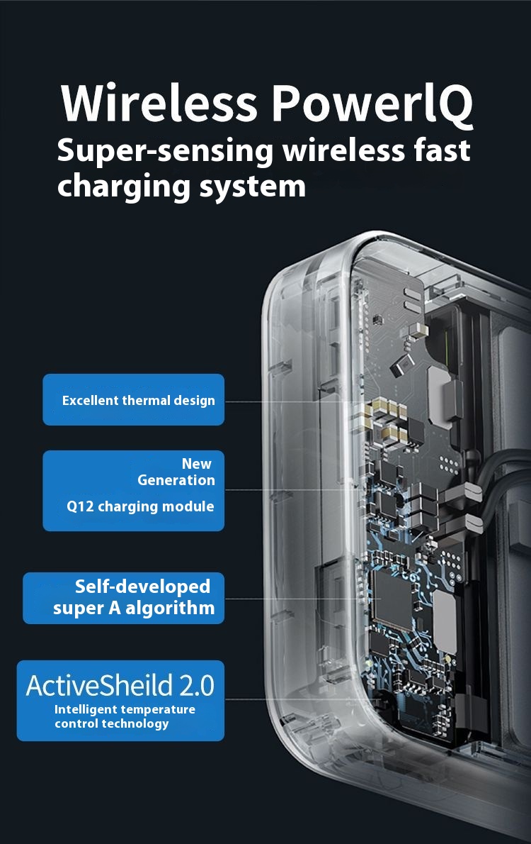 Title 2, Digitalna Magnetna Bežična Power Bank za Mobiln...
