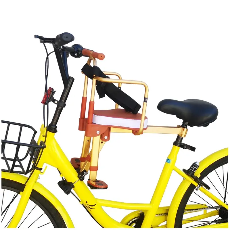 Aluminum Alloy Shared Bicycle Children's Seat Front Portable Folding Seat