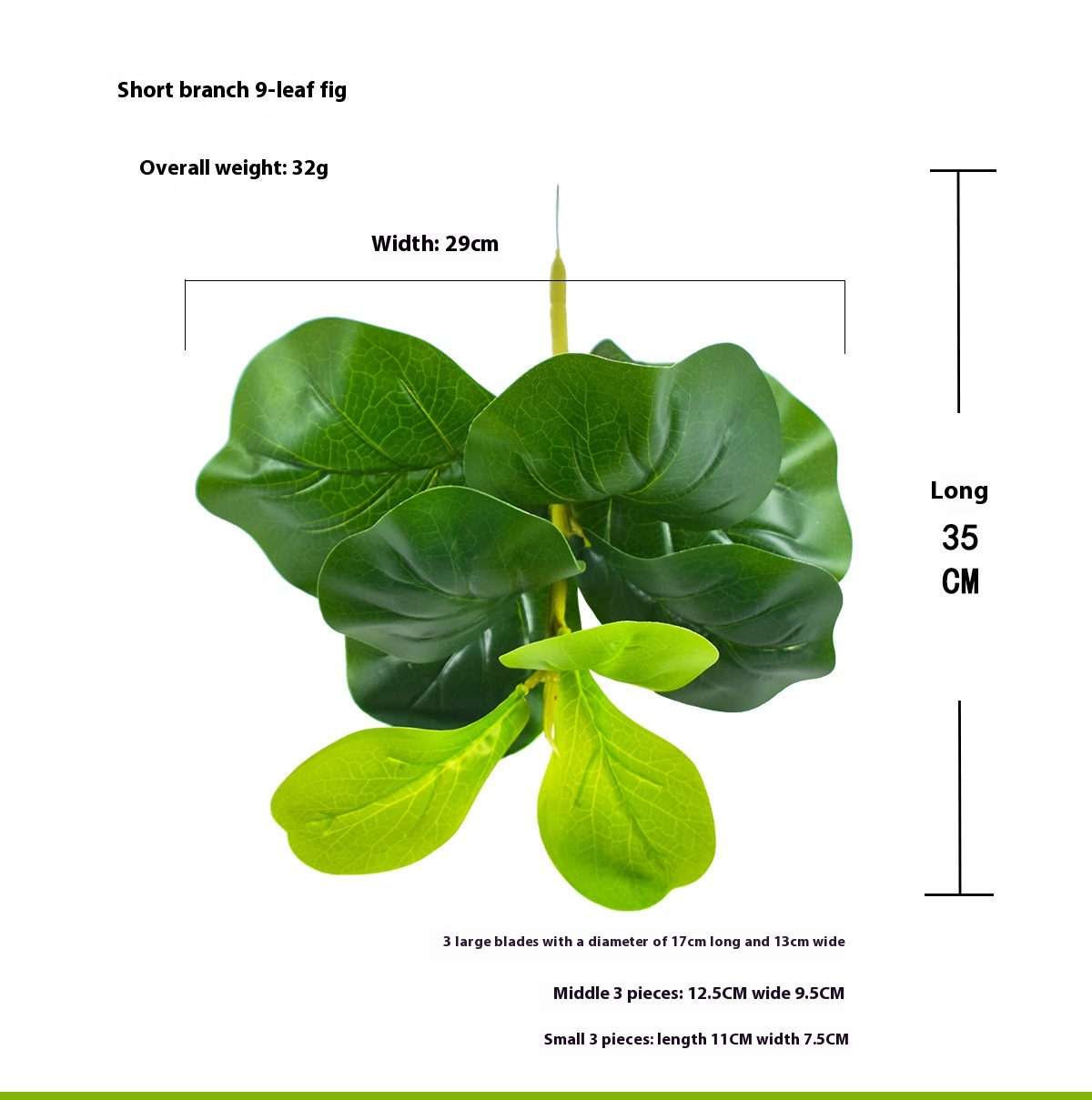 Title 15, Simulation Ficus Lyrata Bonsai Greenery Fake Tr...