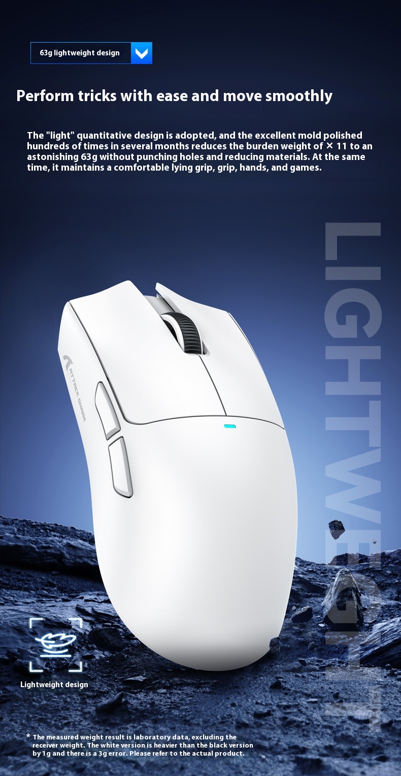 Title 8, X11 Lightweight Mouse Wired Wireless Bluetooth ...