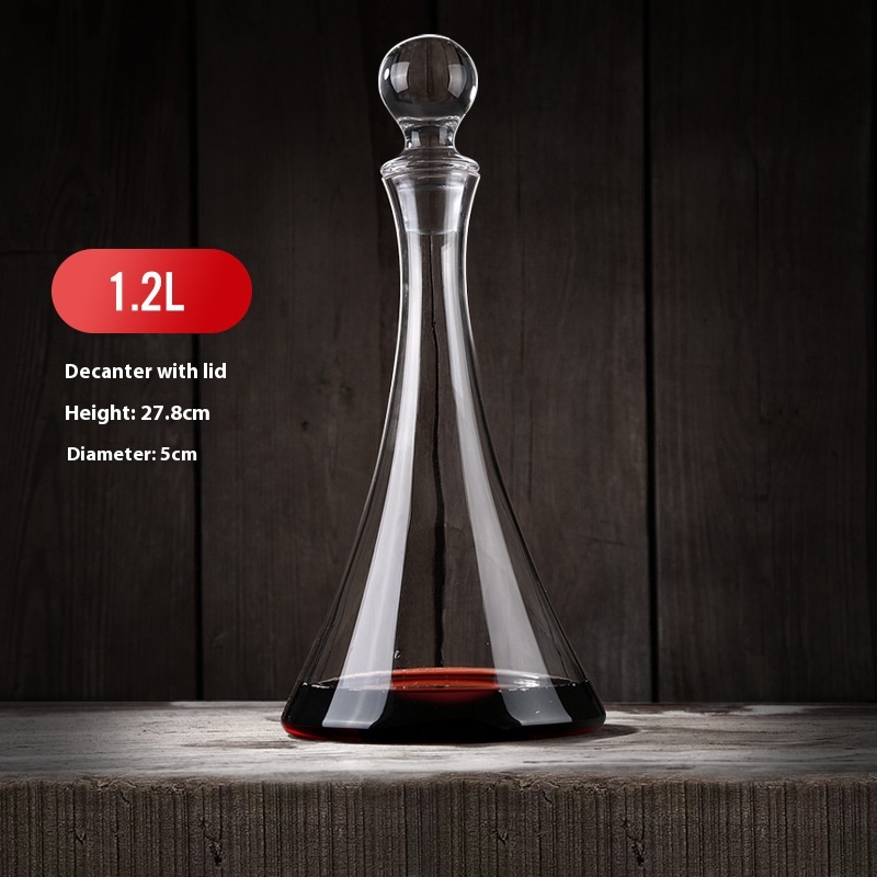 Title 5, Personalized Bevel Glass Red Wine Wine Decanter