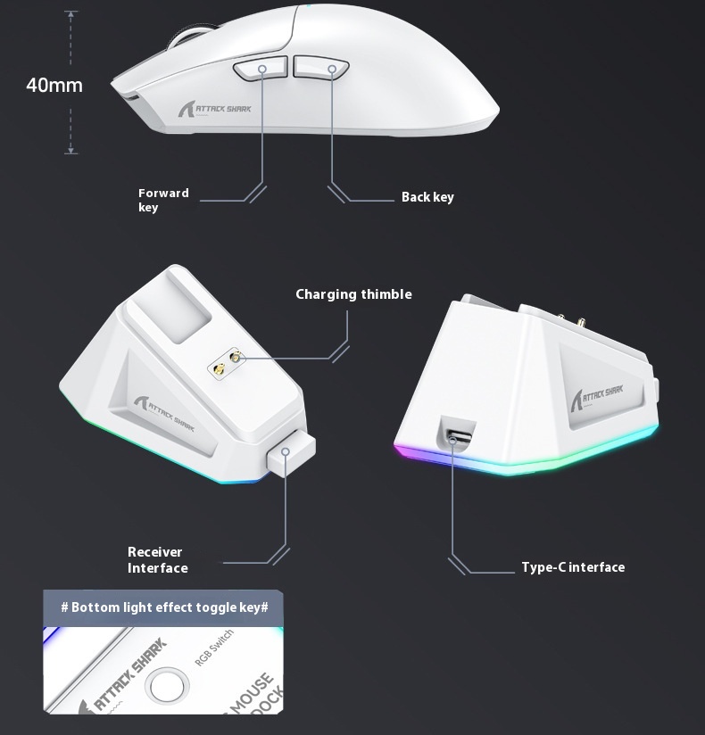 Title 13, X11 Lightweight Mouse Wired Wireless Bluetooth ...